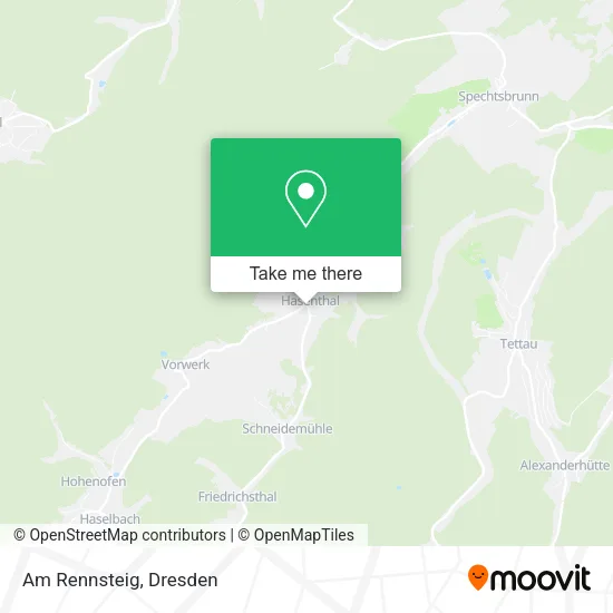 Карта Am Rennsteig