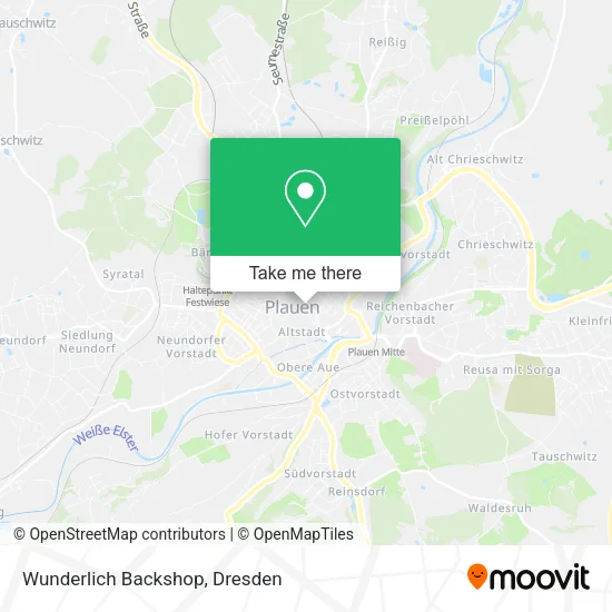 Карта Wunderlich Backshop