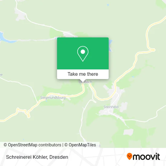 Карта Schreinerei Köhler
