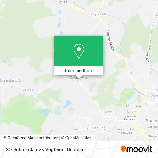 Карта SO Schmeckt das Vogtland
