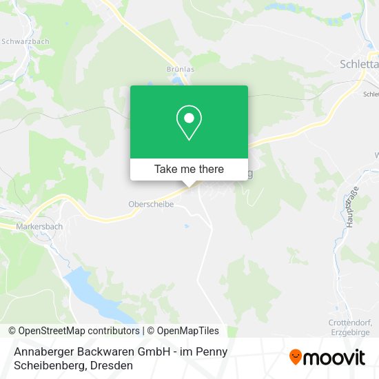 Карта Annaberger Backwaren GmbH - im Penny Scheibenberg