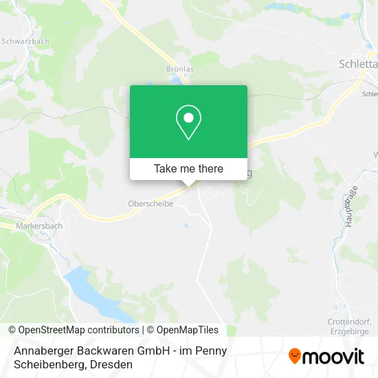 Карта Annaberger Backwaren GmbH - im Penny Scheibenberg