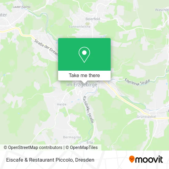 Карта Eiscafe & Restaurant Piccolo