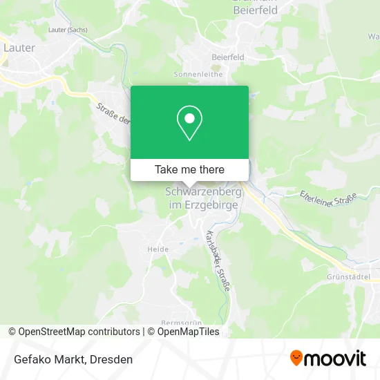Карта Gefako Markt