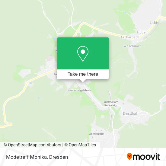 Карта Modetreff Monika