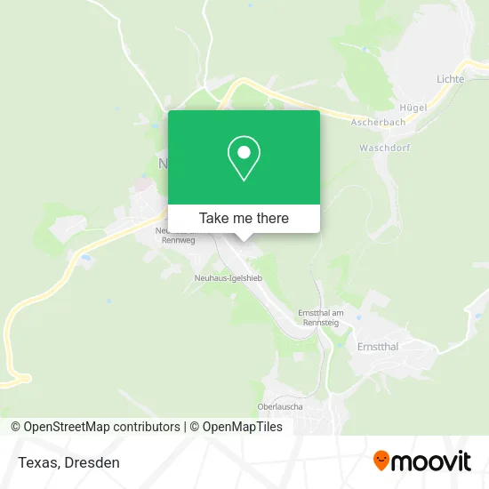Карта Texas