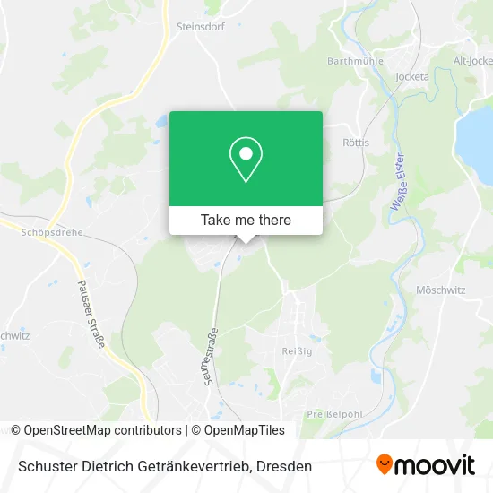 Карта Schuster Dietrich Getränkevertrieb