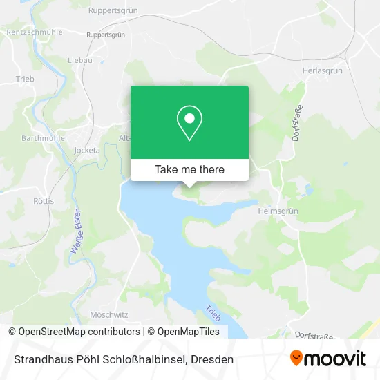 Карта Strandhaus Pöhl Schloßhalbinsel