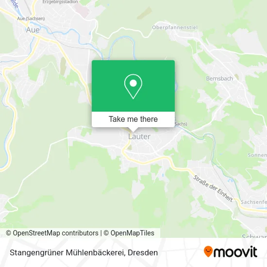 Карта Stangengrüner Mühlenbäckerei