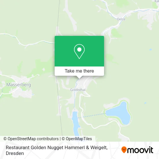 Карта Restaurant Golden Nugget Hammerl & Weigelt