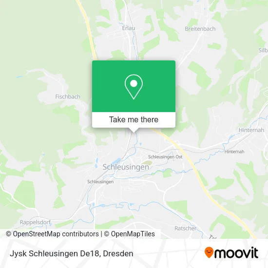 Карта Jysk Schleusingen De18