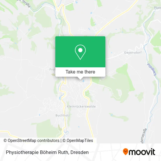 Карта Physiotherapie Böheim Ruth