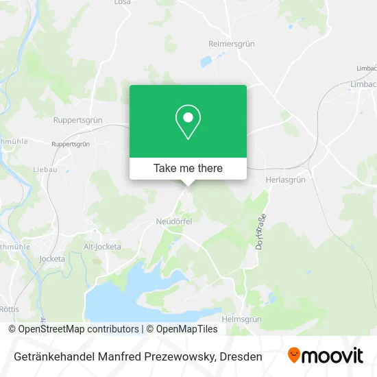 Карта Getränkehandel Manfred Prezewowsky