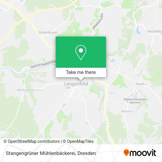 Карта Stangengrüner Mühlenbäckerei