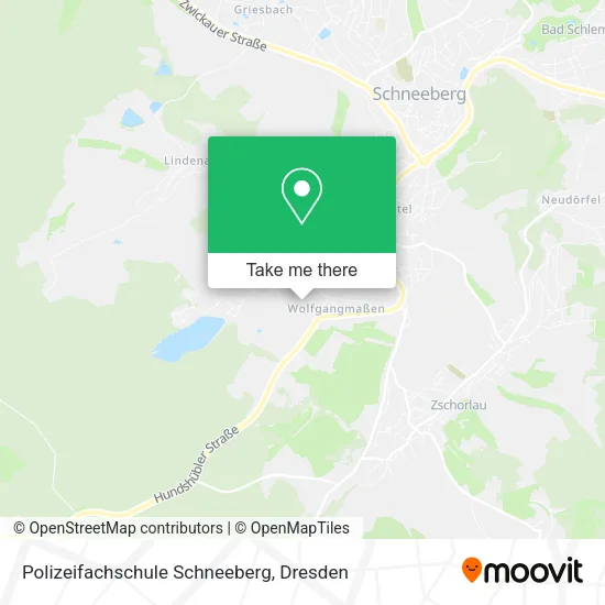 Карта Polizeifachschule Schneeberg