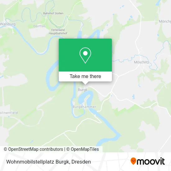 Карта Wohnmobilstellplatz Burgk