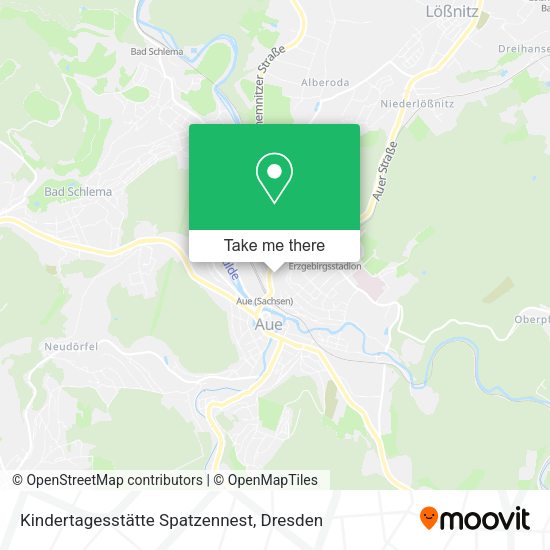 Карта Kindertagesstätte Spatzennest