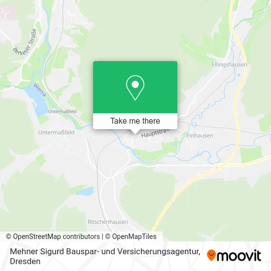 Карта Mehner Sigurd Bauspar- und Versicherungsagentur