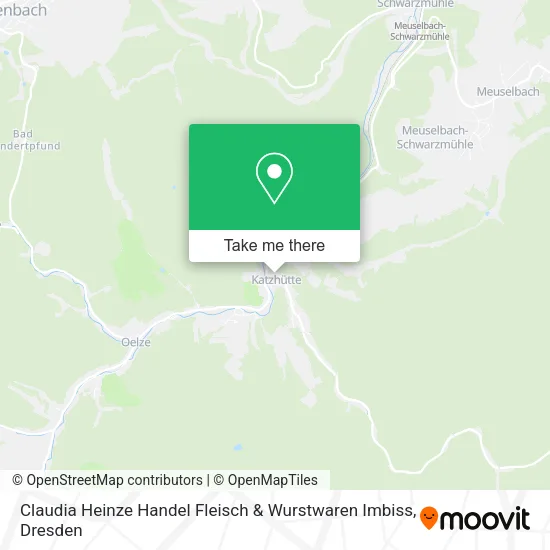 Карта Claudia Heinze Handel Fleisch & Wurstwaren Imbiss