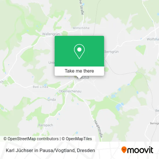 Карта Karl Jüchser in Pausa/Vogtland