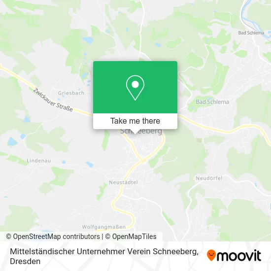 Карта Mittelständischer Unternehmer Verein Schneeberg