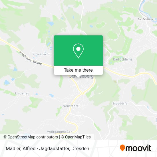 Карта Mädler, Alfred - Jagdaustatter