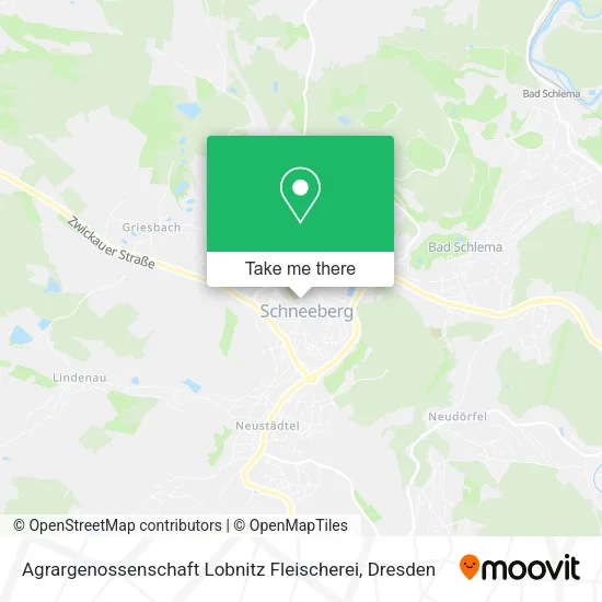 Карта Agrargenossenschaft Lobnitz Fleischerei