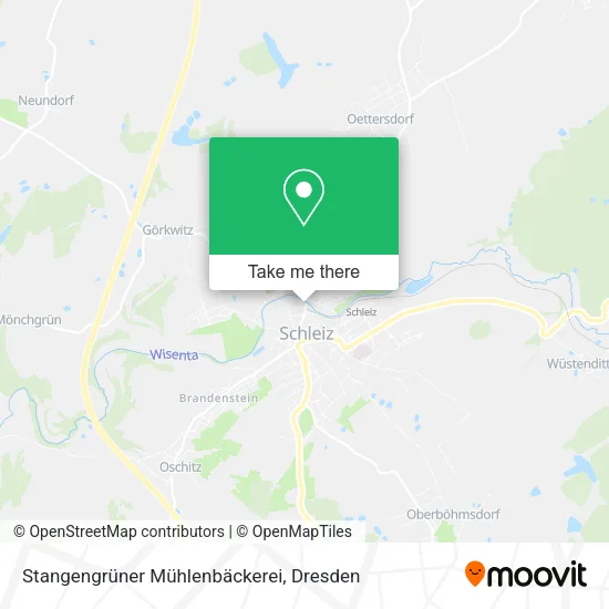 Карта Stangengrüner Mühlenbäckerei