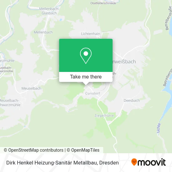 Карта Dirk Henkel Heizung-Sanitär Metallbau