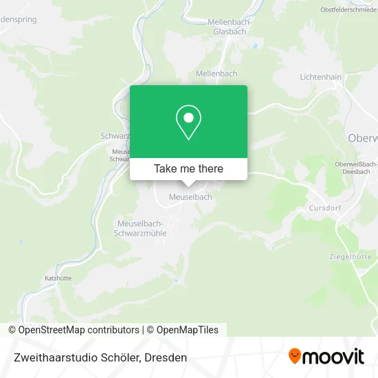 Карта Zweithaarstudio Schöler