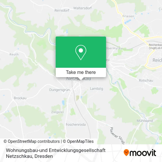 Wohnungsbau-und Entwicklungsgesellschaft Netzschkau map