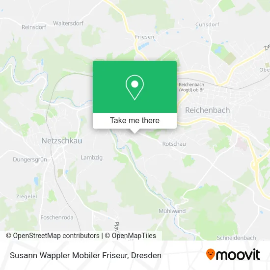 Карта Susann Wappler Mobiler Friseur