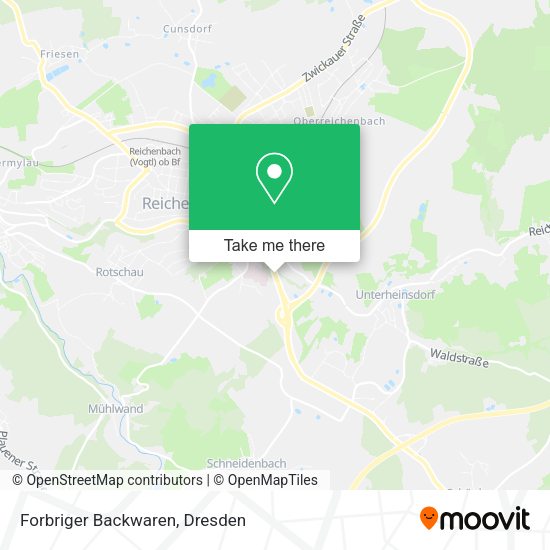 Карта Forbriger Backwaren