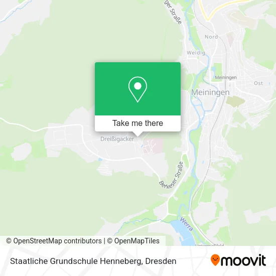 Карта Staatliche Grundschule Henneberg