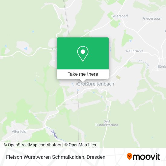 Карта Fleisch Wurstwaren Schmalkalden