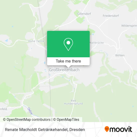 Карта Renate Macholdt Getränkehandel