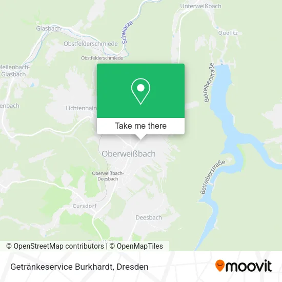 Карта Getränkeservice Burkhardt
