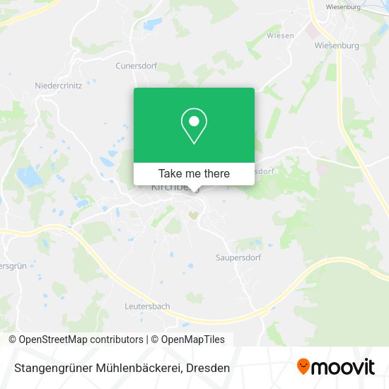 Карта Stangengrüner Mühlenbäckerei
