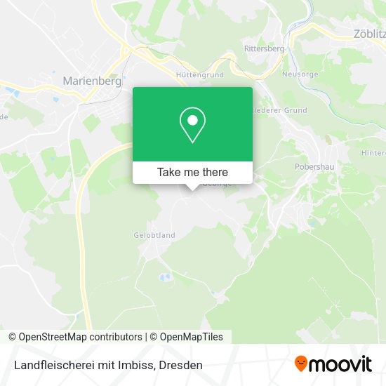 Карта Landfleischerei mit Imbiss