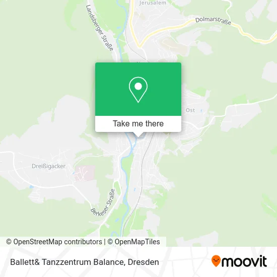Карта Ballett& Tanzzentrum Balance