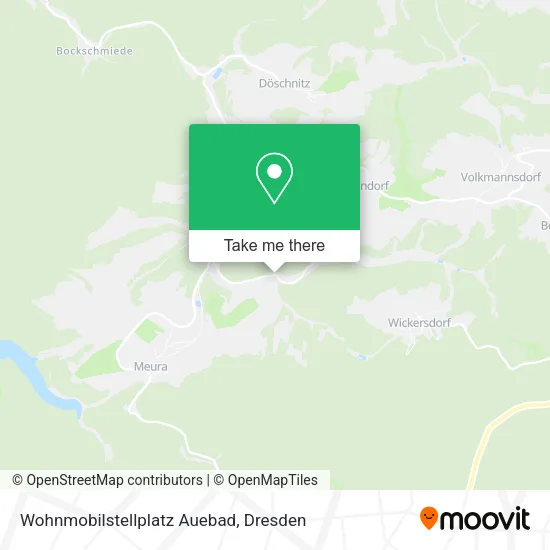 Карта Wohnmobilstellplatz Auebad