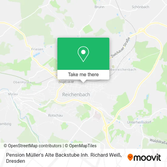 Карта Pension Müller's Alte Backstube Inh. Richard Weiß