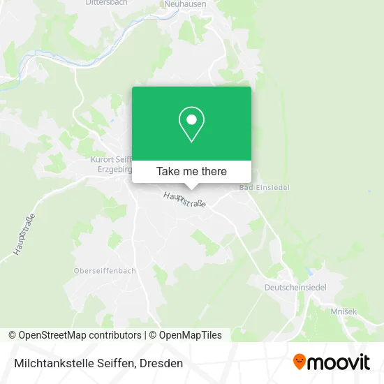 Карта Milchtankstelle Seiffen