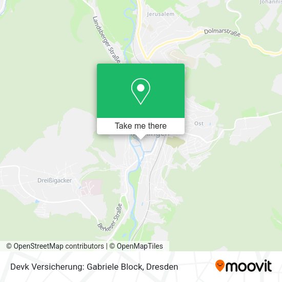 Карта Devk Versicherung: Gabriele Block