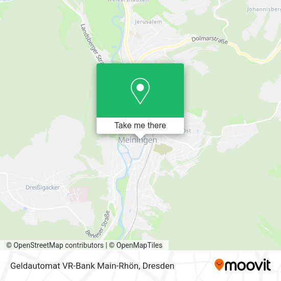 Карта Geldautomat VR-Bank Main-Rhön