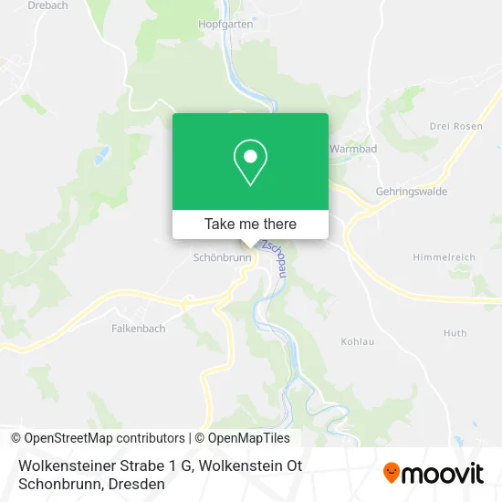Карта Wolkensteiner Strabe 1 G, Wolkenstein Ot Schonbrunn
