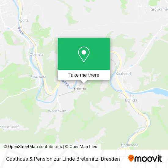 Карта Gasthaus & Pension zur Linde Breternitz