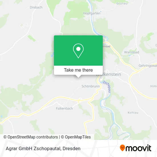 Agrar GmbH Zschopautal map
