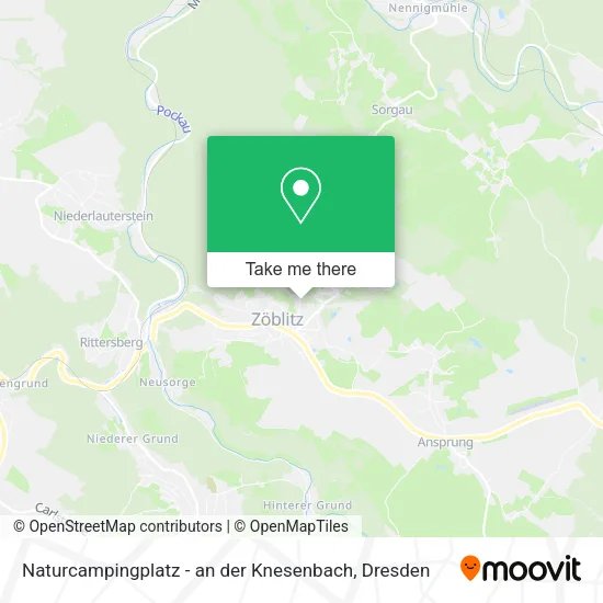 Карта Naturcampingplatz - an der Knesenbach