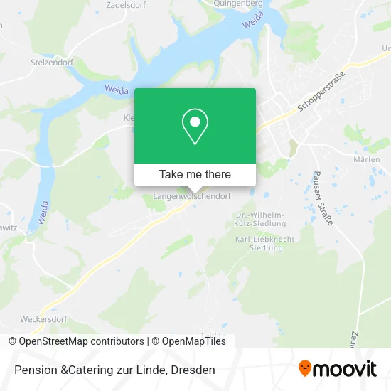 Карта Pension &Catering zur Linde